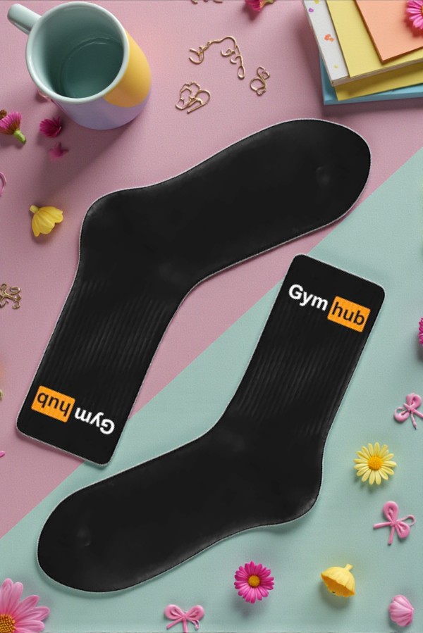 Κάλτσα Unisex με Σχέδιο GymHub