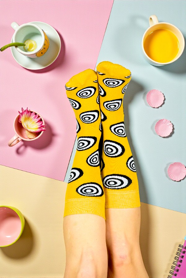 Κάλτσα Unisex με Σχέδιο Dartboard