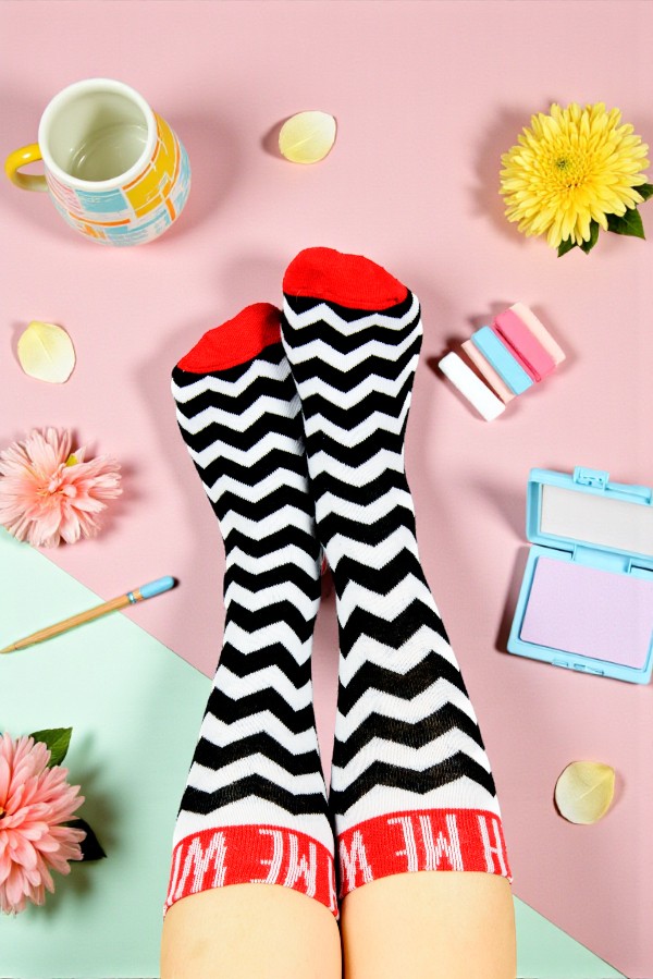 Κάλτσα Unisex με Σχέδιο With Me