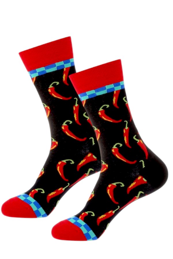 Κάλτσα Unisex με σχέδιο Hot Chilly