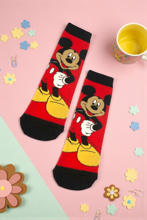 Κάλτσα Unisex με Σχέδιο Mickey