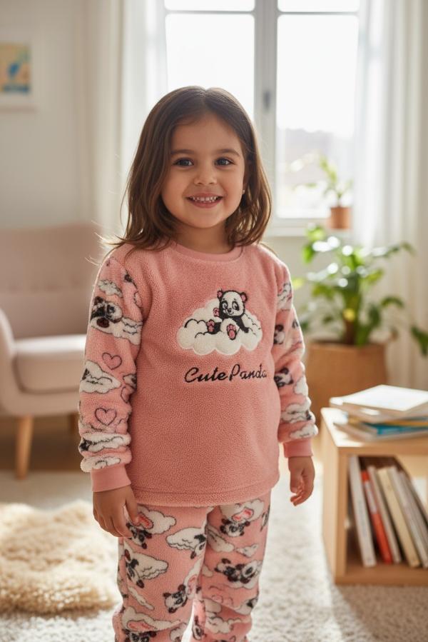 Παιδική πιτζάμα Fleece Με Σχέδιο Panda
