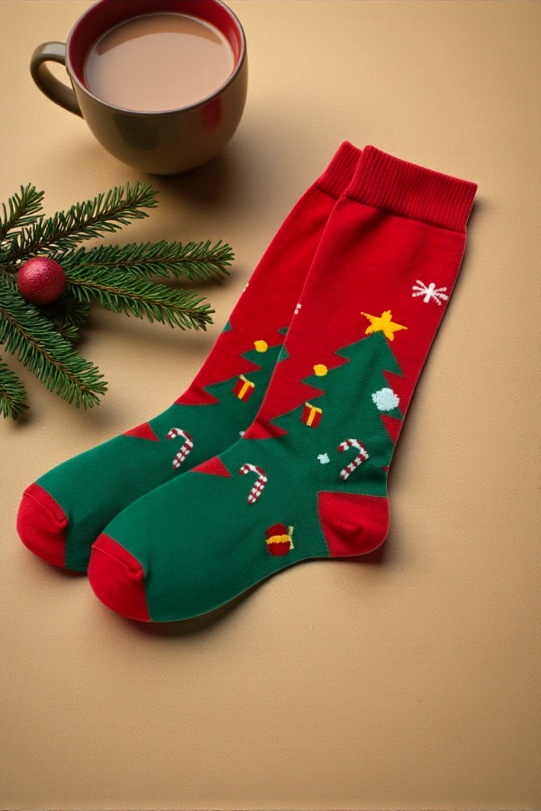 Χριστουγεννιάτικες Unisex Κάλτσες 35-40