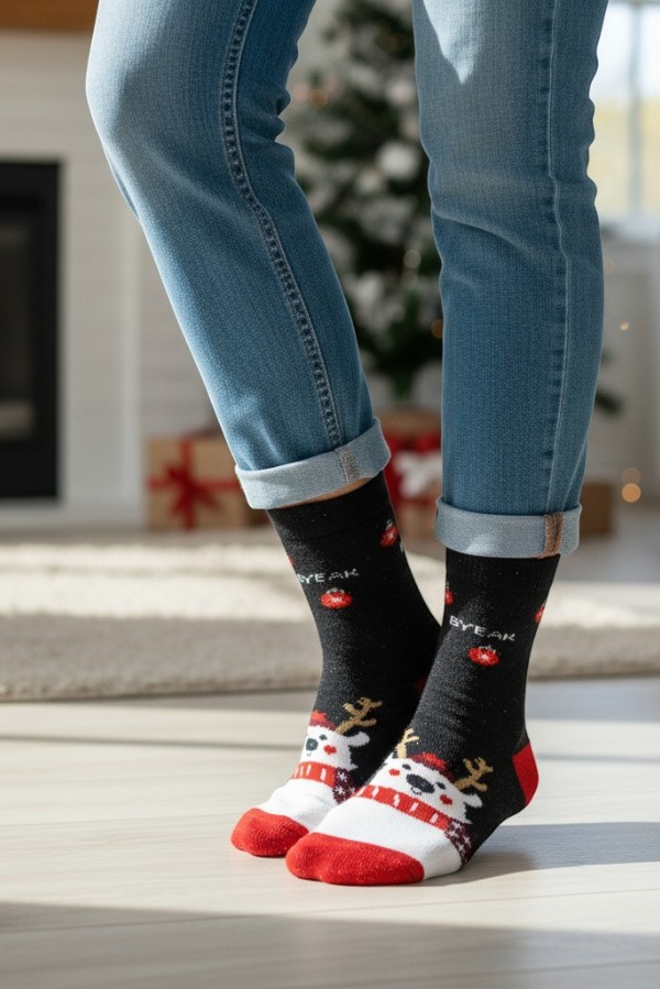 Χριστουγεννιάτικες Unisex Κάλτσες 35-40 - Image 2