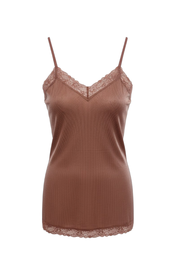Γυναικείο Βελούδινο Νυχτικό Με Δαντέλα