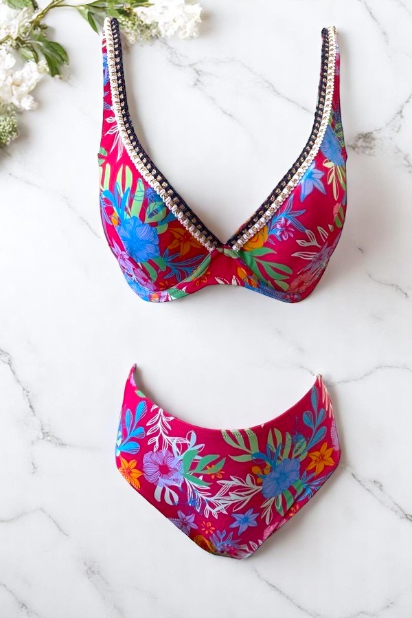 Γυναικείο Μαγιό Μπικίνι Ψηλόμεσο – PlusSize