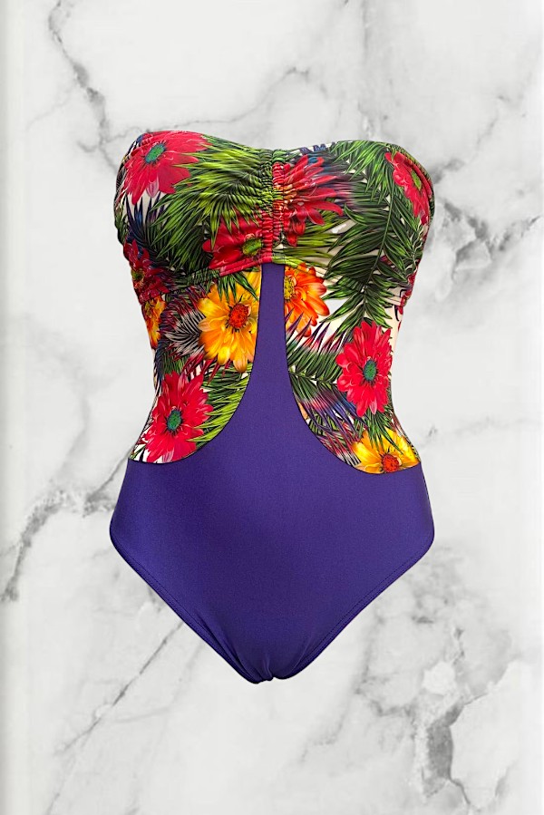 Γυναικείο Ολόσωμο Μαγιό Strapless