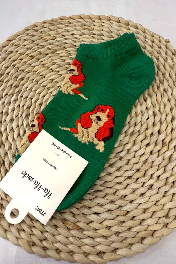 Κοντή Κάλτσα Unisex με Σχέδιο Dogs