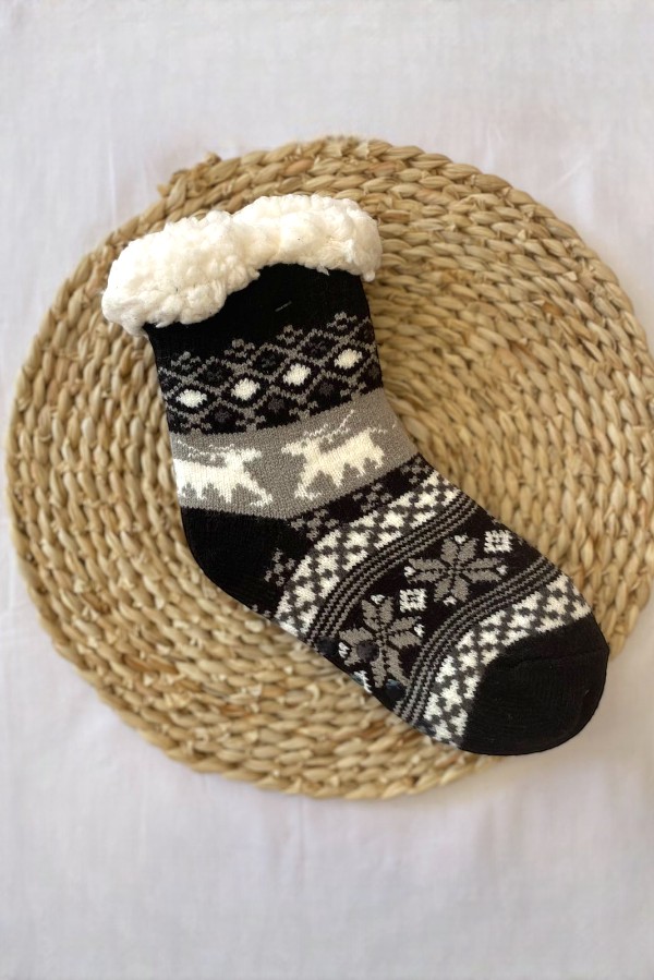 Χουχουλιάρικες Αντιολισθητικές Παιδικές Κάλτσες Σπιτιού