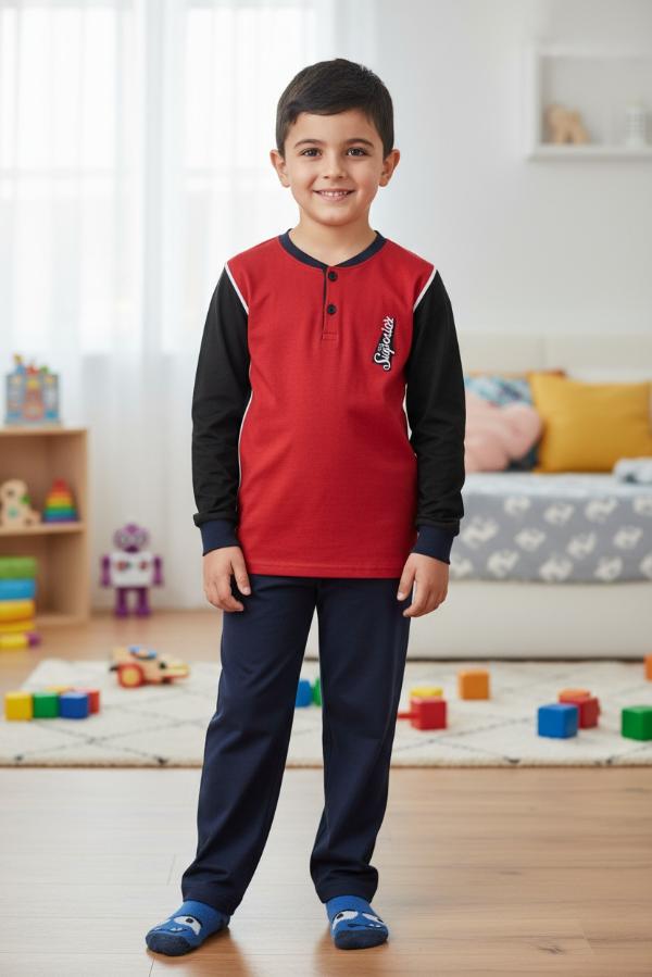 Ανδρική Εφηβική Πιτζάμα – Άνεση & Στυλ για Τους Νέους