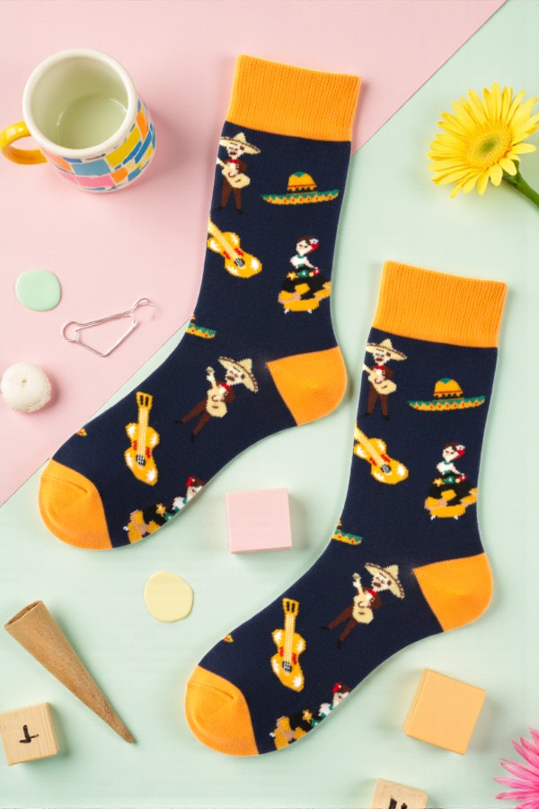 Κάλτσα Unisex με Σχέδιο Mexican