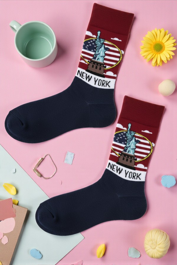 Κάλτσα Unisex με Σχέδιο New York